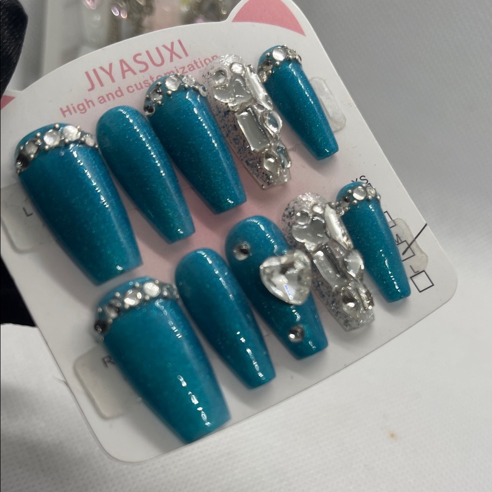 M size custom luxury nail set